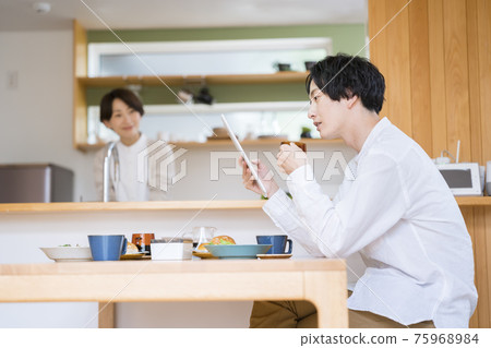 Dining kitchen couple image 75968984