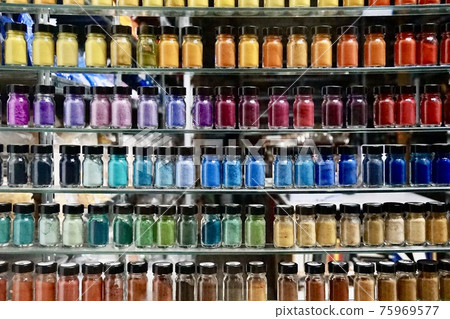 Colorful paint bottle Colorful paint bottle 75969577