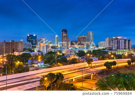 St. Petersburg, Florida, USA downtown skyline St. Petersburg, Florida, USA downtown skyline 75969884
