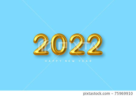 2022 New Year sign. 2022 New Year sign. 75969910