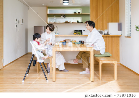 圍著寶寶的餐桌 75971016