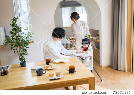 圍著寶寶的餐桌 圍著寶寶的餐桌 75971155