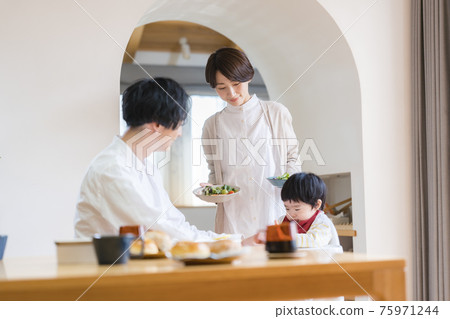 圍著寶寶的餐桌 圍著寶寶的餐桌 75971244