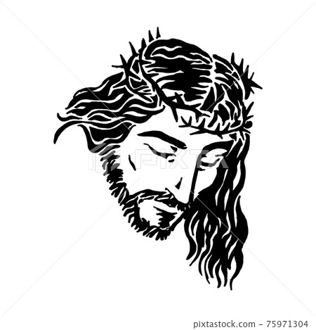 Vector illustration of Jesus Christ, God and bible Vector illustration of Jesus Christ, God and bible 75971304