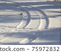 Winter tire footprints 75972832
