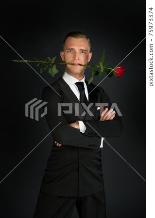Ballroom male dancer in action Ballroom male dancer in action 75973374