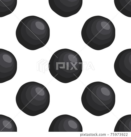 Illustration on theme big pattern identical types fish caviar Illustration on theme big pattern identical types fish caviar 75973922