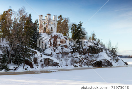 Chapel Ludwigsburg, rocky necropolis island, Vyborg 75975048