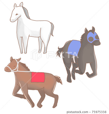 Running horses 75975338