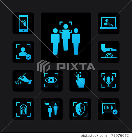 Security Icon Set Security Icon Set 75976072