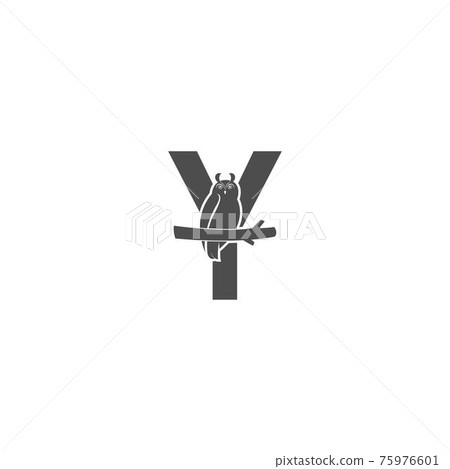 Letter Y logo icon with owl icon design vector Letter Y logo icon with owl icon design vector 75976601