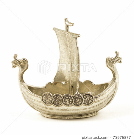 Isolated Metal Ship 75976877