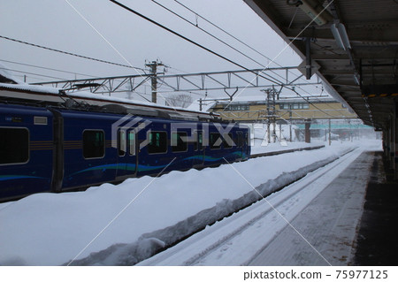 Winter Shinano Railway North Shinano Line SR1 Series Liner Organization (Nagano ⇔ Myoko Kogen) 75977125