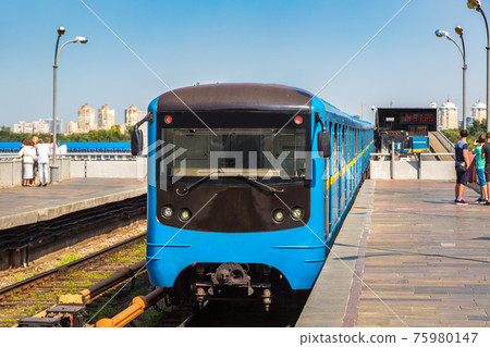 Metro train in Kiev Metro train in Kiev 75980147