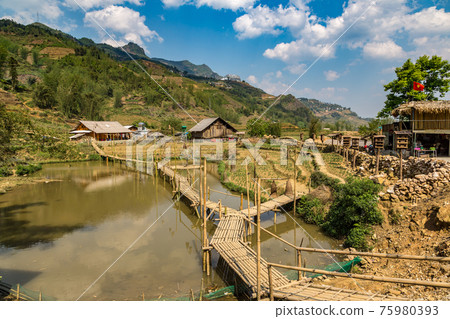 Cat Cat village, Vietnam Cat Cat village, Vietnam 75980393