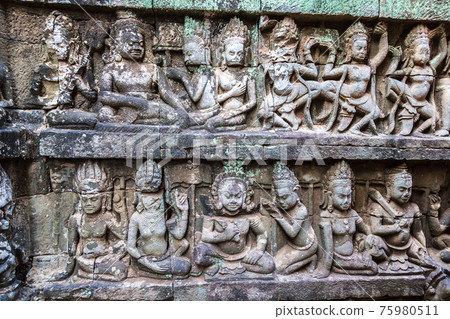 Terrace of Elephants in Angkor Wat Terrace of Elephants in Angkor Wat 75980511