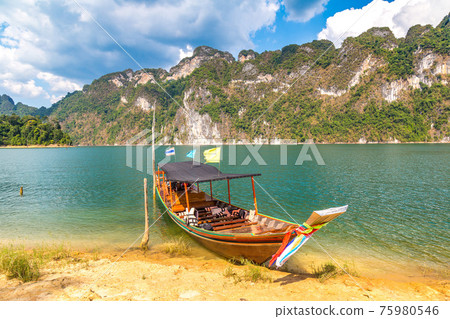 Cheow Lan lake in Thailand Cheow Lan lake in Thailand 75980546