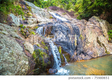 Namuang waterfall on Koh Samui 75980651