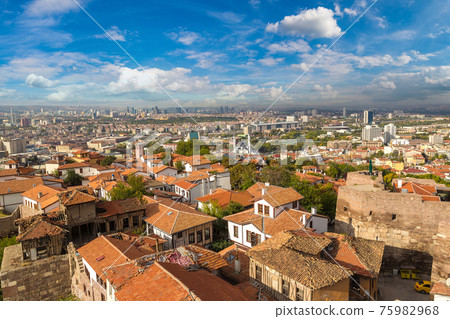 Panoramic view of Ankara, Turkey 75982968