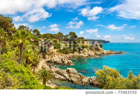 Costa Brava beach, ..Catalonia, Spain 75983550