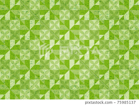Refreshing green Japanese pattern Refreshing green Japanese pattern 75985137