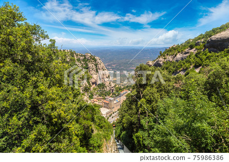 Montserrat funicular railway 75986386