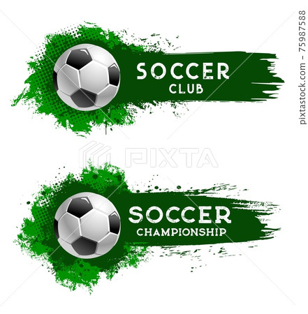 Soccer club football ball, sport championship cup 75987588