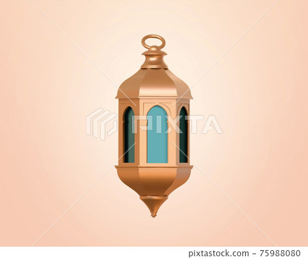 3d Illustration Of Arabic Lantern Stock Illustration 75988080 Pixta