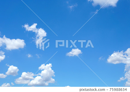 Blue sky with clouds nature for background 75988634