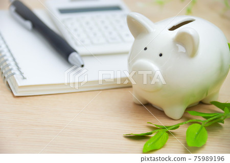 存錢罐和金錢投資形象 75989196