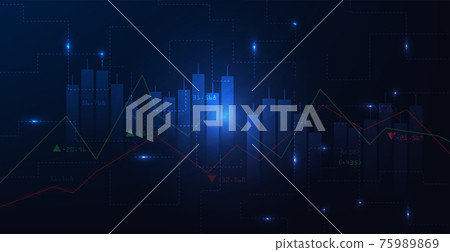 Trading infographic background. Trading infographic background. 75989869