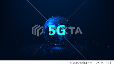 Technology future communication. Technology future communication. 75989871