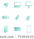 web icon set 75991610