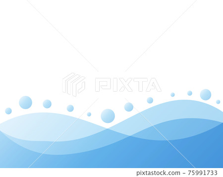 具有平滑曲線和點藍色的抽象背景設計 具有平滑曲線和點藍色的抽象背景設計 75991733