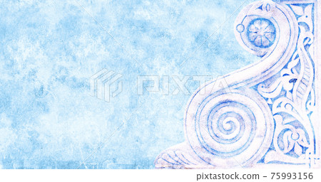 Grunge background with paper texture and ornament in Moroccan style Grunge background with paper texture and ornament in Moroccan style 75993156