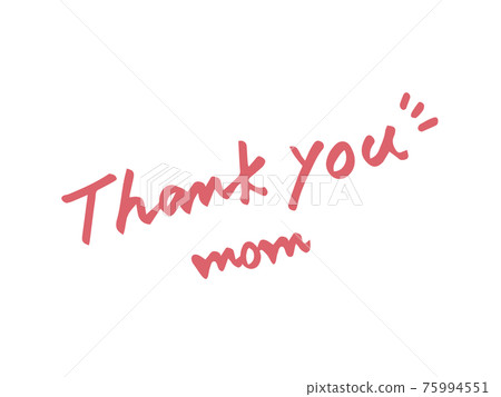 Cute Mother's Day / Handwritten Illustration Material 75994551