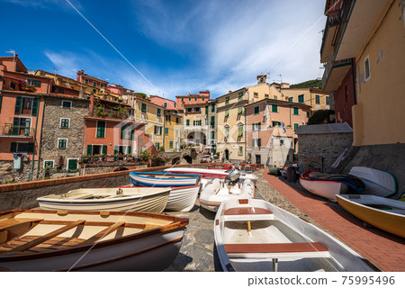 Small and Ancient Tellaro Village on the Coast of the Gulf of La Spezia Liguria Italy 75995496