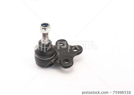 New car ball joint on white background. New car ball joint on white background. 75996538