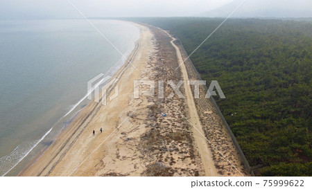 Rainbow Matsubara drone aerial view 75999622
