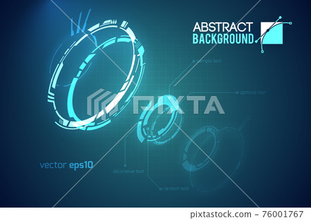 Futuristic Abstract Template - Stock Illustration [76001767] - PIXTA