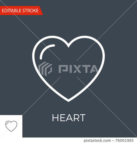Heart Vector Icon 76001985