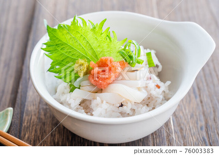Squid bowl of miscellaneous grain rice 76003383