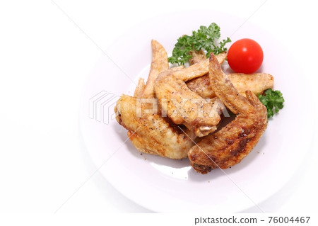 Chicken wings chicken dishes bright background 76004467