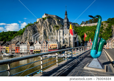 View of picturesque Dinant town. Belgium 76004884