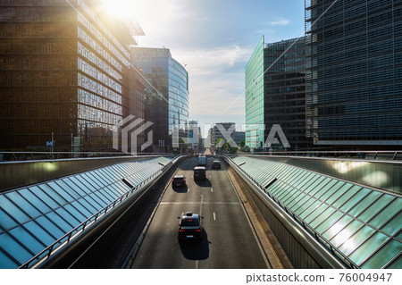 Street traffic in Brussels Street traffic in Brussels 76004947