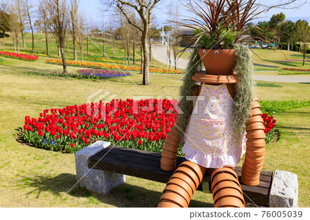 明石海峽公園鬱金香和春花 明石海峽公園鬱金香和春花 76005039