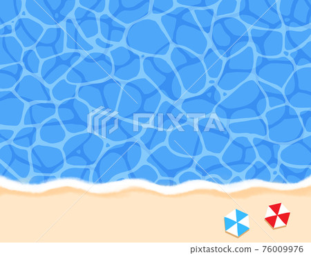 Simple sea and sandy beach Simple sea and sandy beach 76009976