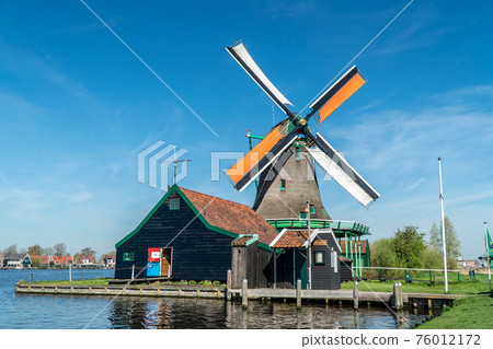 Beauty windmill in Netherlands 76012172