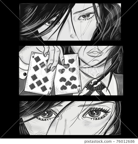 Anime print design Anime print design 76012686