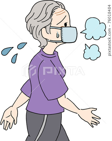 Exercise mask elderly women 76018484